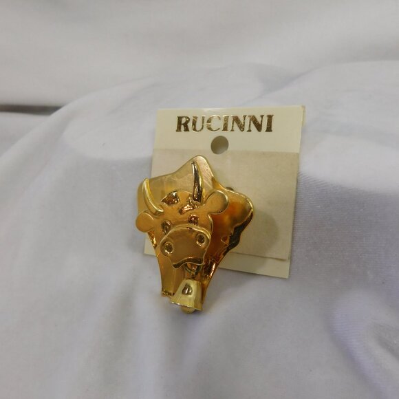 Ladies Rucinni Brooch - Picture 2 of 2